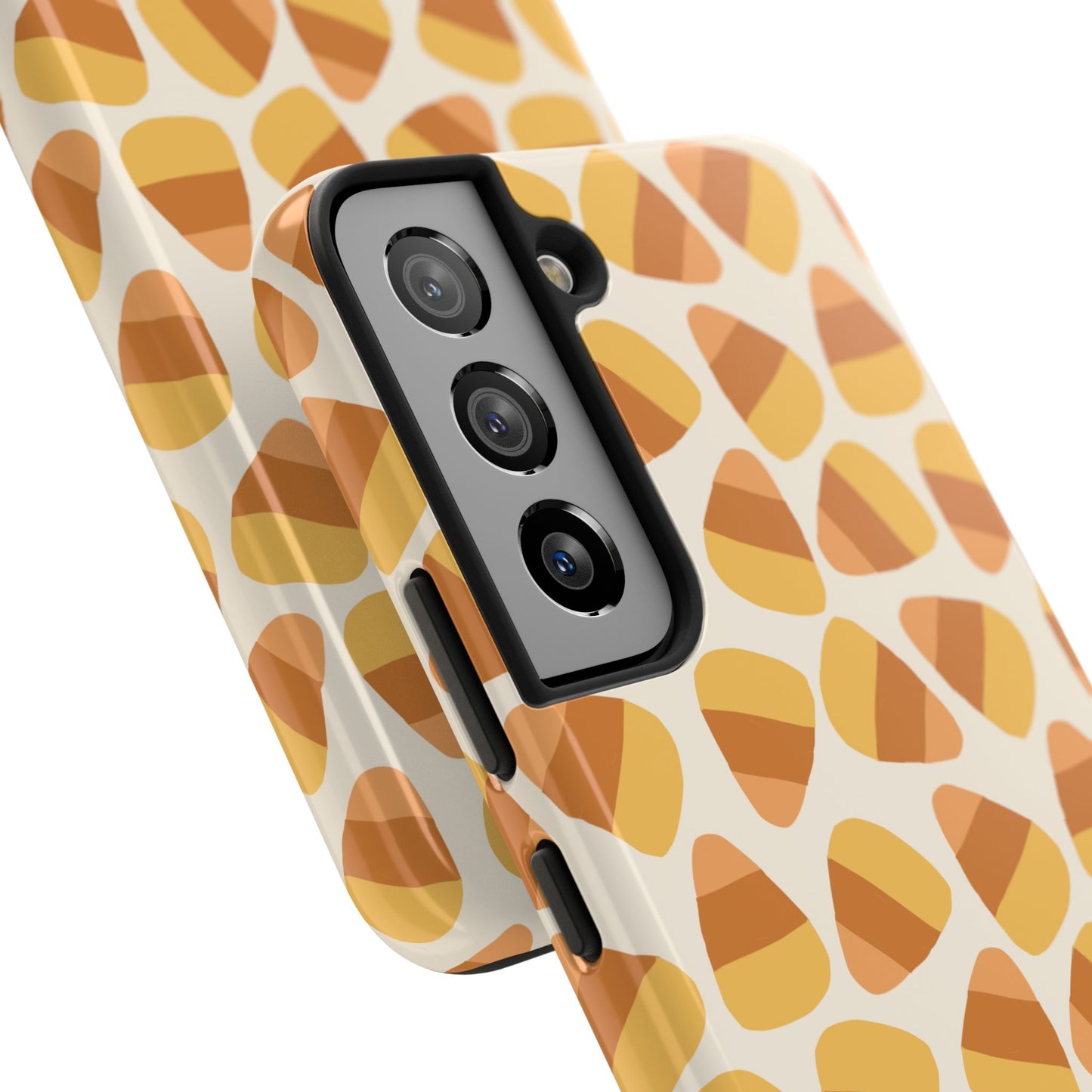 Candy Corn Phone Case | Durable Tough Cases for Halloween, Fall, Unique Gift, Festive Style, Autumn Vibes