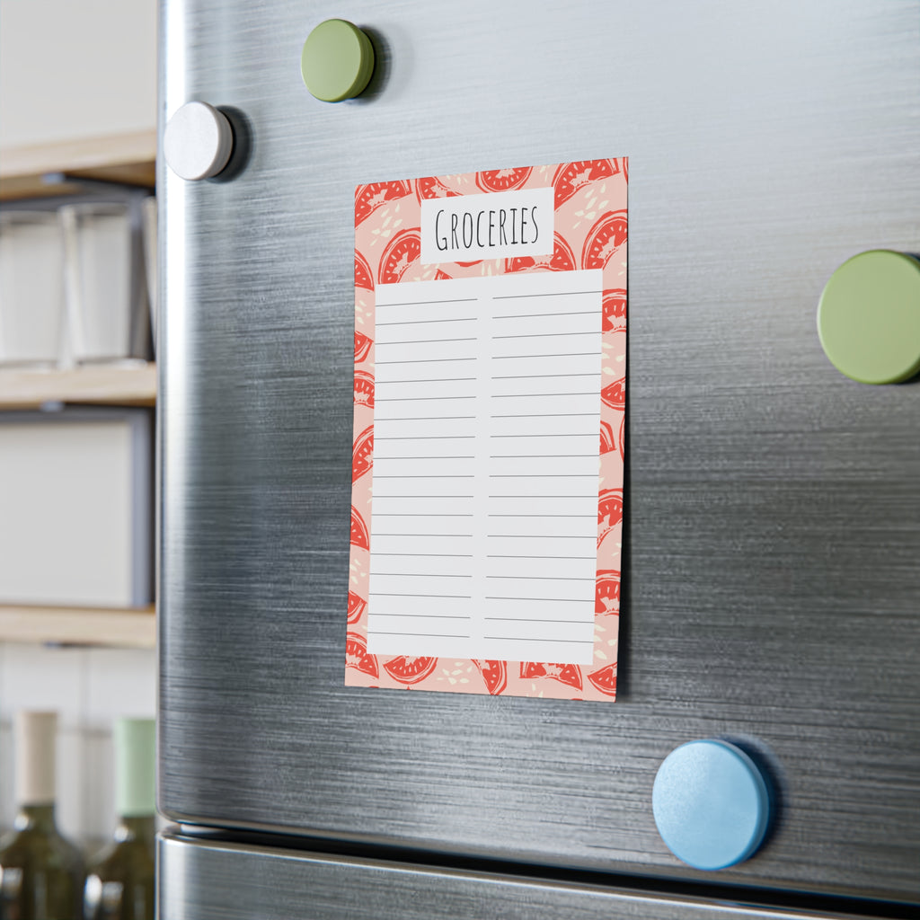 Watermelon Border Post-it Note Pads — Cute Pink Fruit Sticky Notes for Summer, Back-to-School & Office