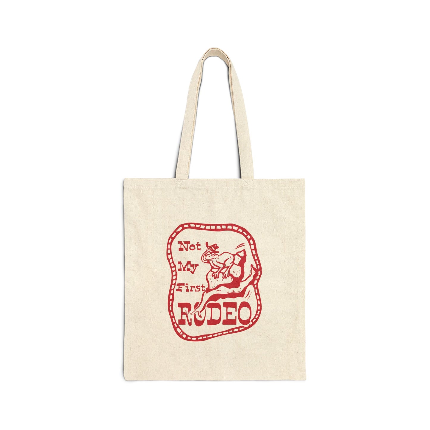 Rodeo Cotton Canvas Tote Bag | Not My First Rodeo | Stylish Grocery Bag, Eco-Friendly Market Tote, Gift for Cowgirl, Rustic Decor, [...]