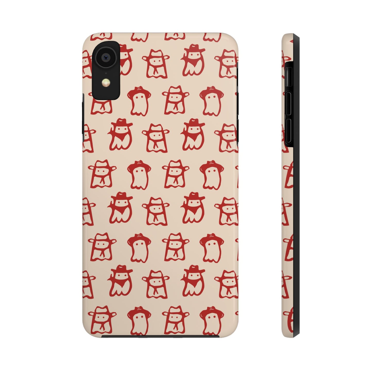 Cute Cartoon Cowboy Ghosts Halloween Western Phone Case - Tough & Stylish Protection