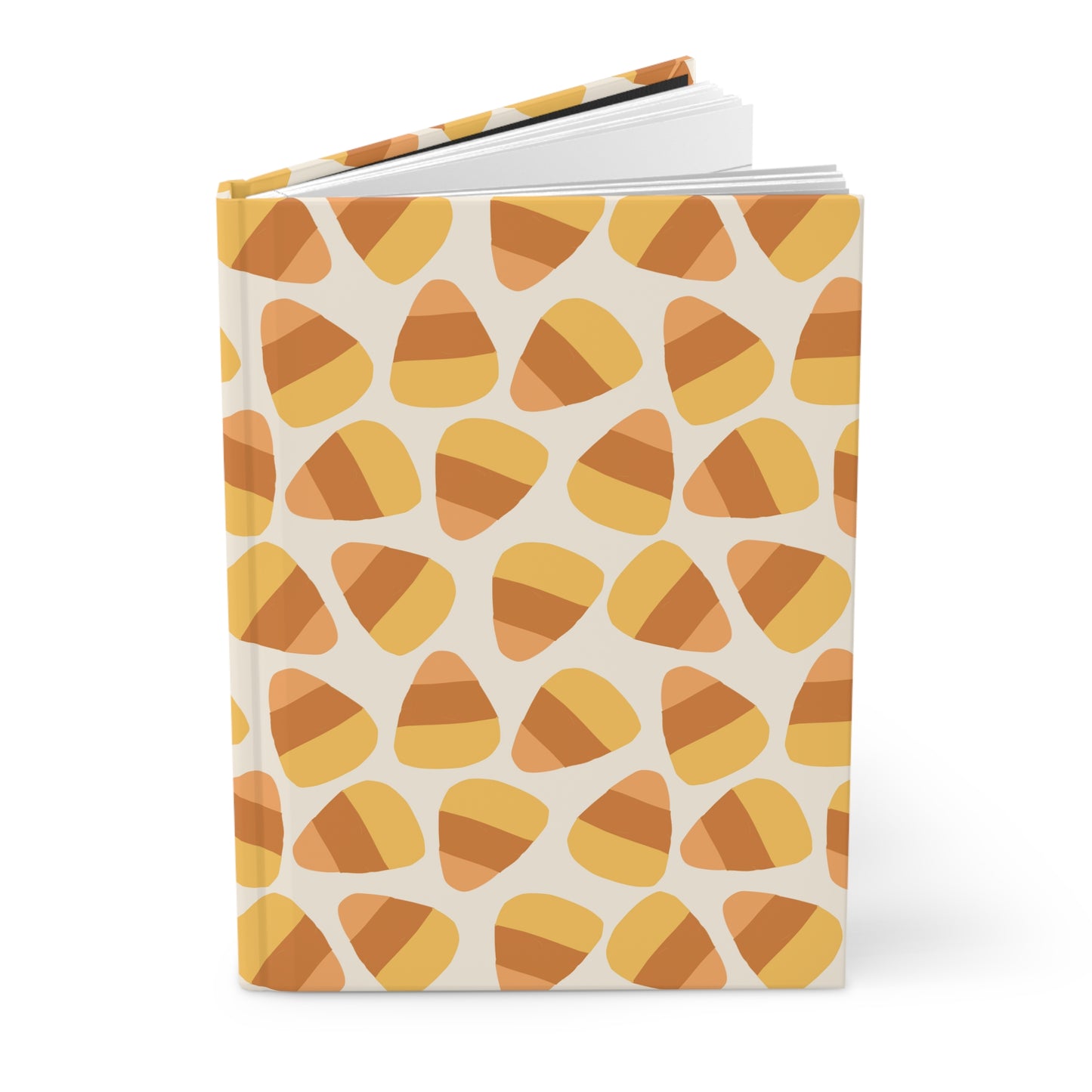 Candy Corn Hardcover Journal | Fall Notebook, Halloween Gift, Writer's Diary, Autumn Memories, Stationery for Adults