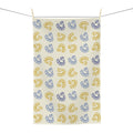 Shrimp Pattern Microfiber Tea Towel — Cute Coastal Kitchen Towel
