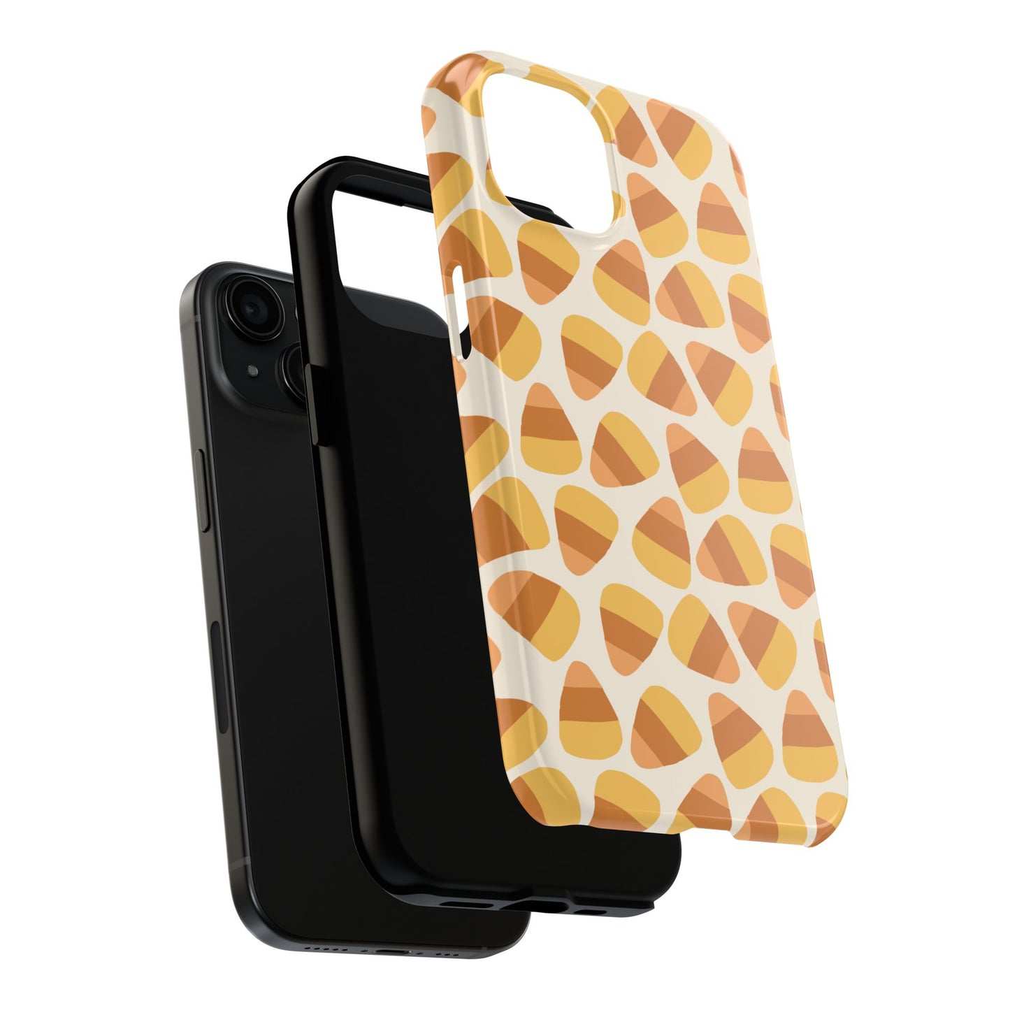 Candy Corn Phone Case | Durable Tough Cases for Halloween, Fall, Unique Gift, Festive Style, Autumn Vibes
