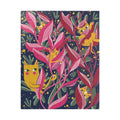 Floral Cats Jigsaw Puzzle — Vibrant Pink Leaves & Hidden Kittens (110–1014 pcs)
