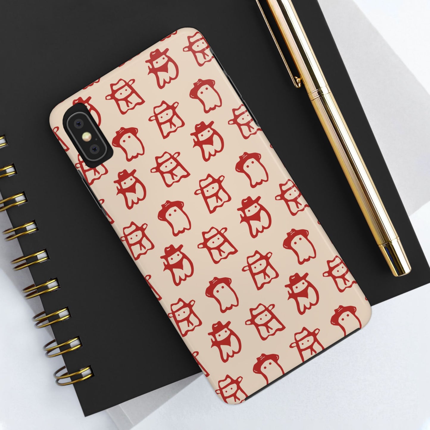 Cute Cartoon Cowboy Ghosts Halloween Western Phone Case - Tough & Stylish Protection