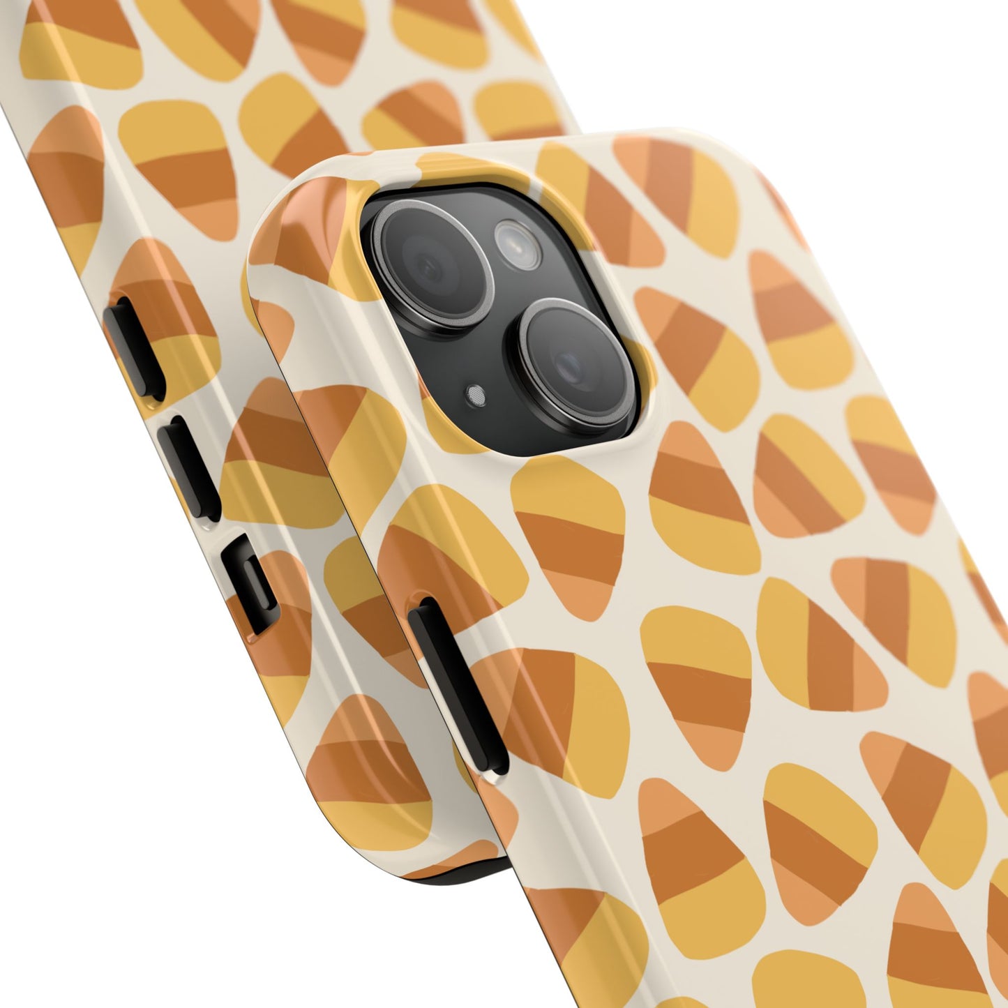 Candy Corn Phone Case | Durable Tough Cases for Halloween, Fall, Unique Gift, Festive Style, Autumn Vibes