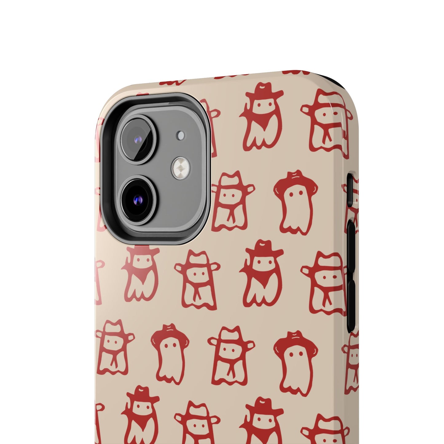 Cute Cartoon Cowboy Ghosts Halloween Western Phone Case - Tough & Stylish Protection