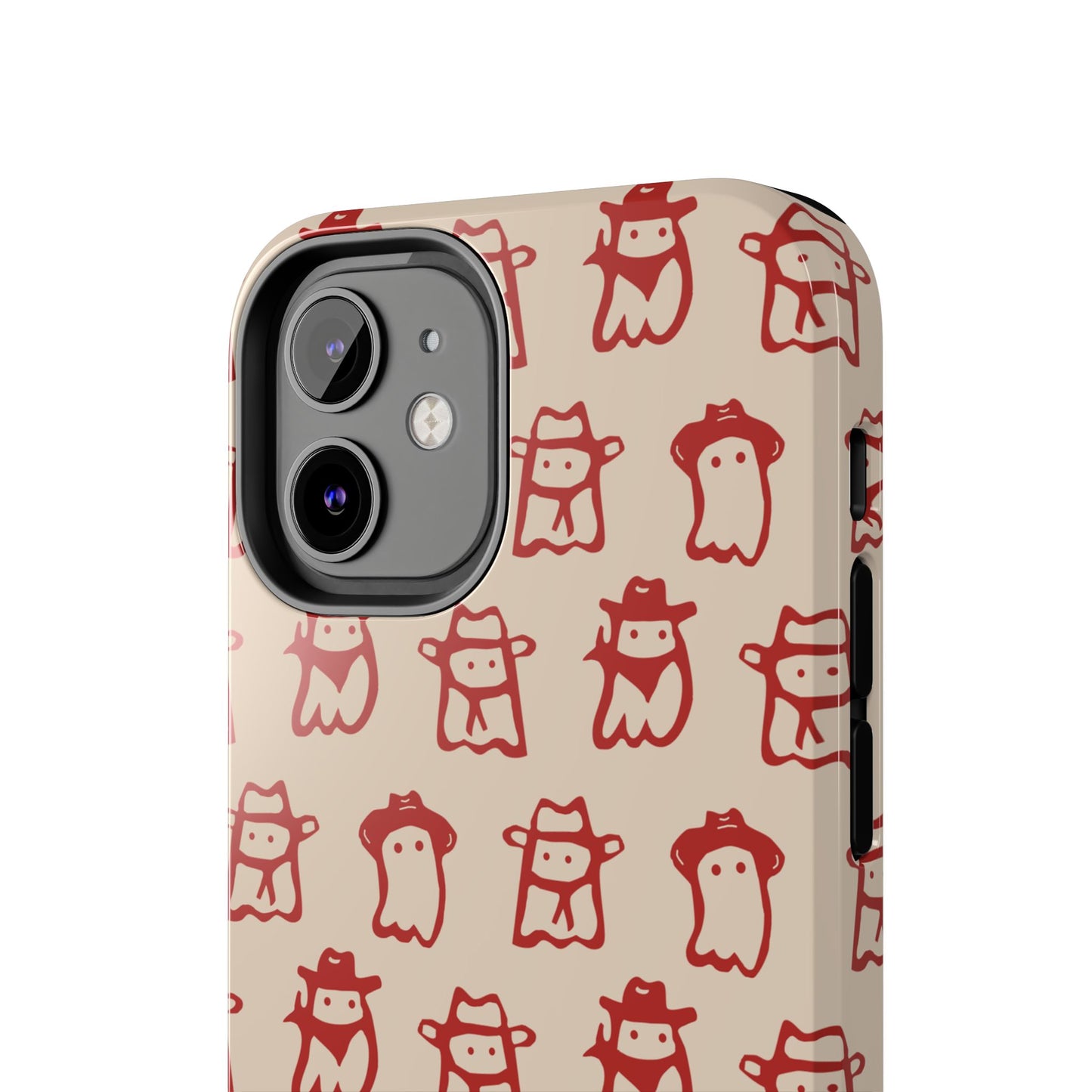 Cute Cartoon Cowboy Ghosts Halloween Western Phone Case - Tough & Stylish Protection
