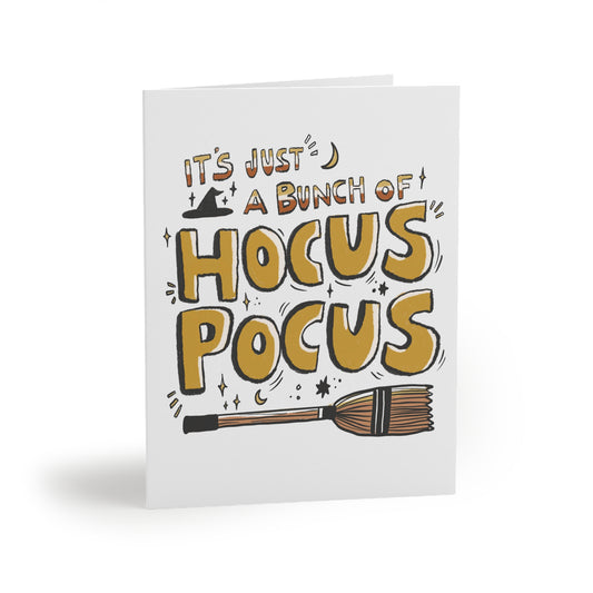 Halloween Greeting Cards Set - Hocus Pocus Designs for Spooky Celebrations, Birthday, Invitations, Witchy Fun, Autumn Decor