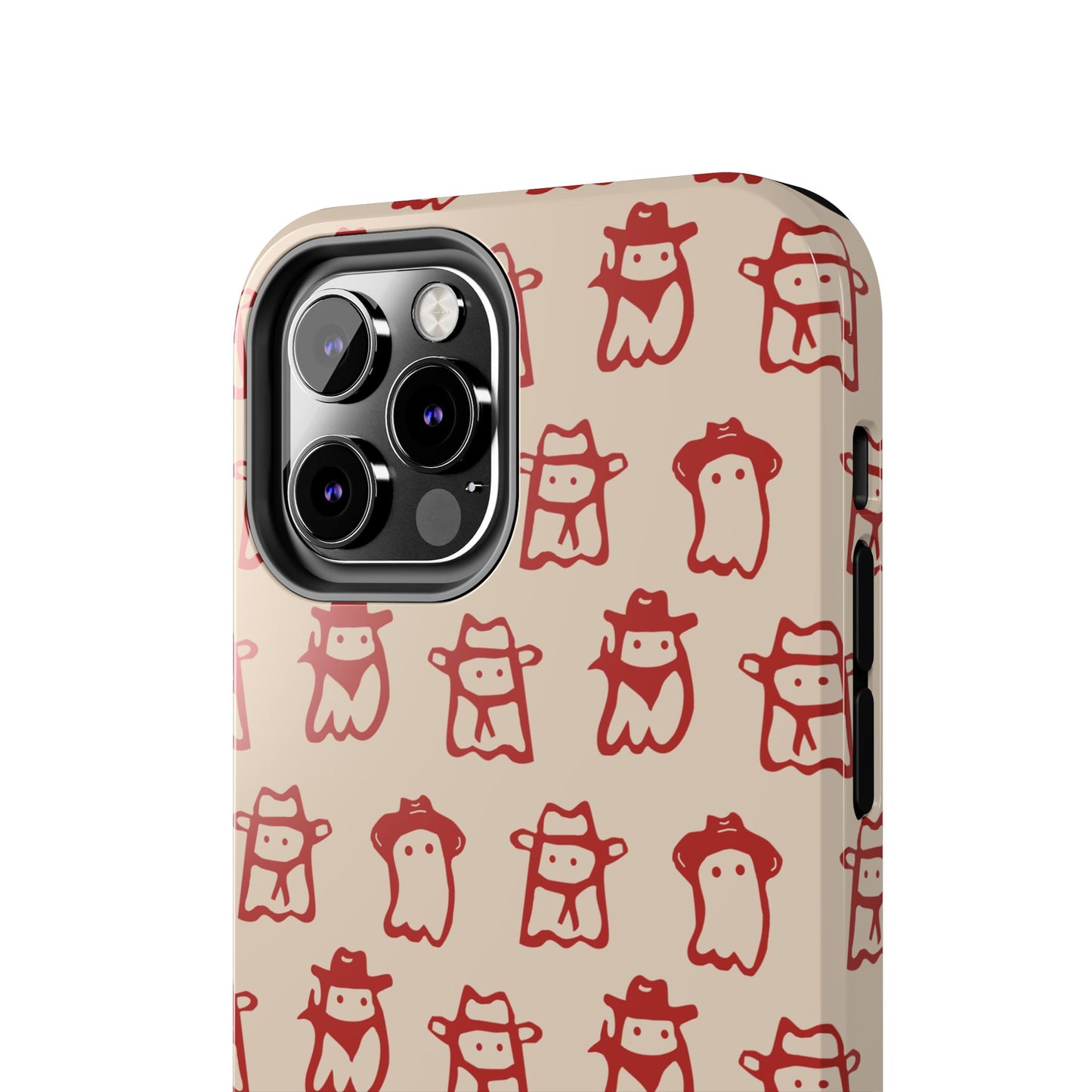 Cute Cartoon Cowboy Ghosts Halloween Western Phone Case - Tough & Stylish Protection