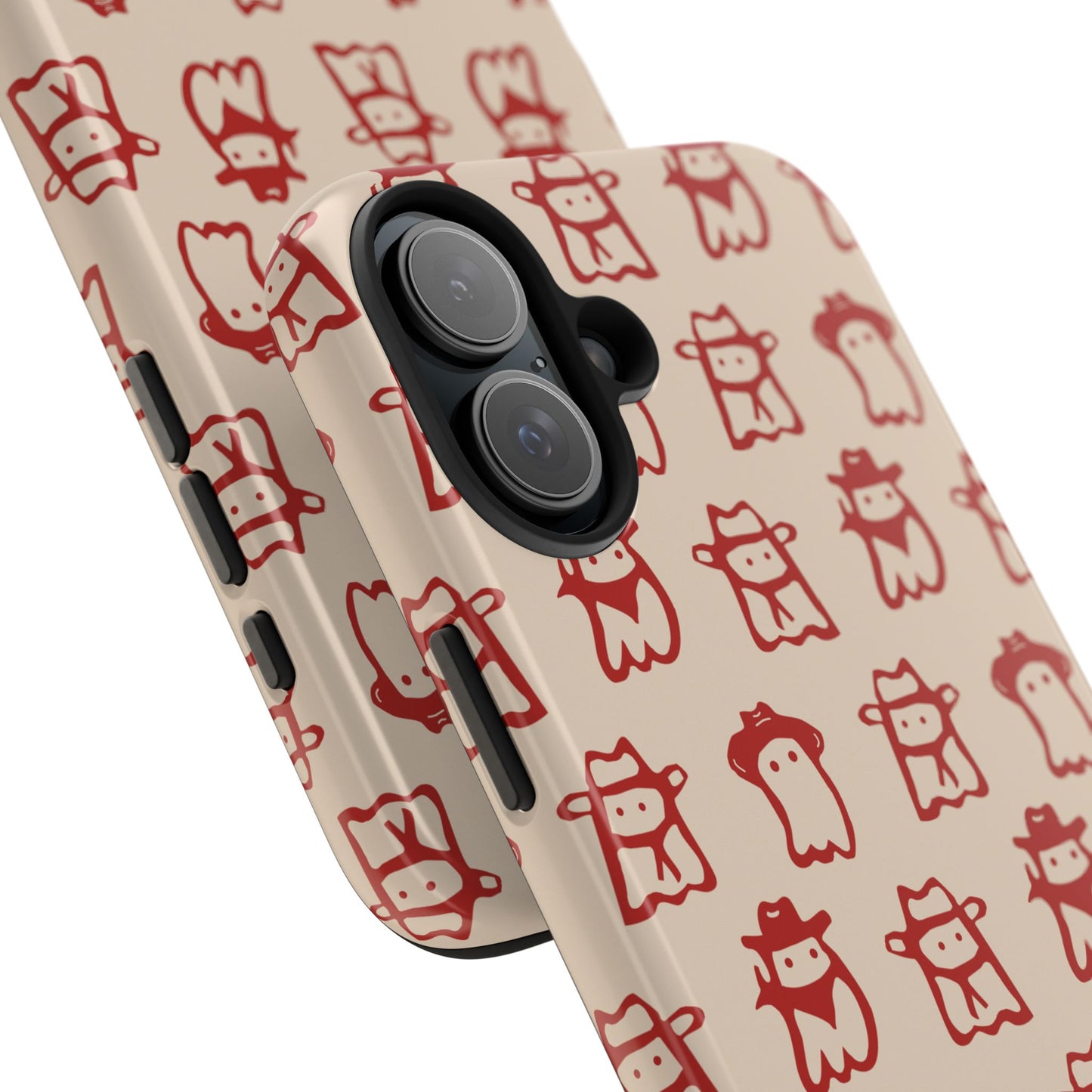 Cute Cartoon Cowboy Ghosts Halloween Western Phone Case - Tough & Stylish Protection