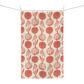Onion Pattern Microfiber Tea Towel — Rustic Red Kitchen Towel