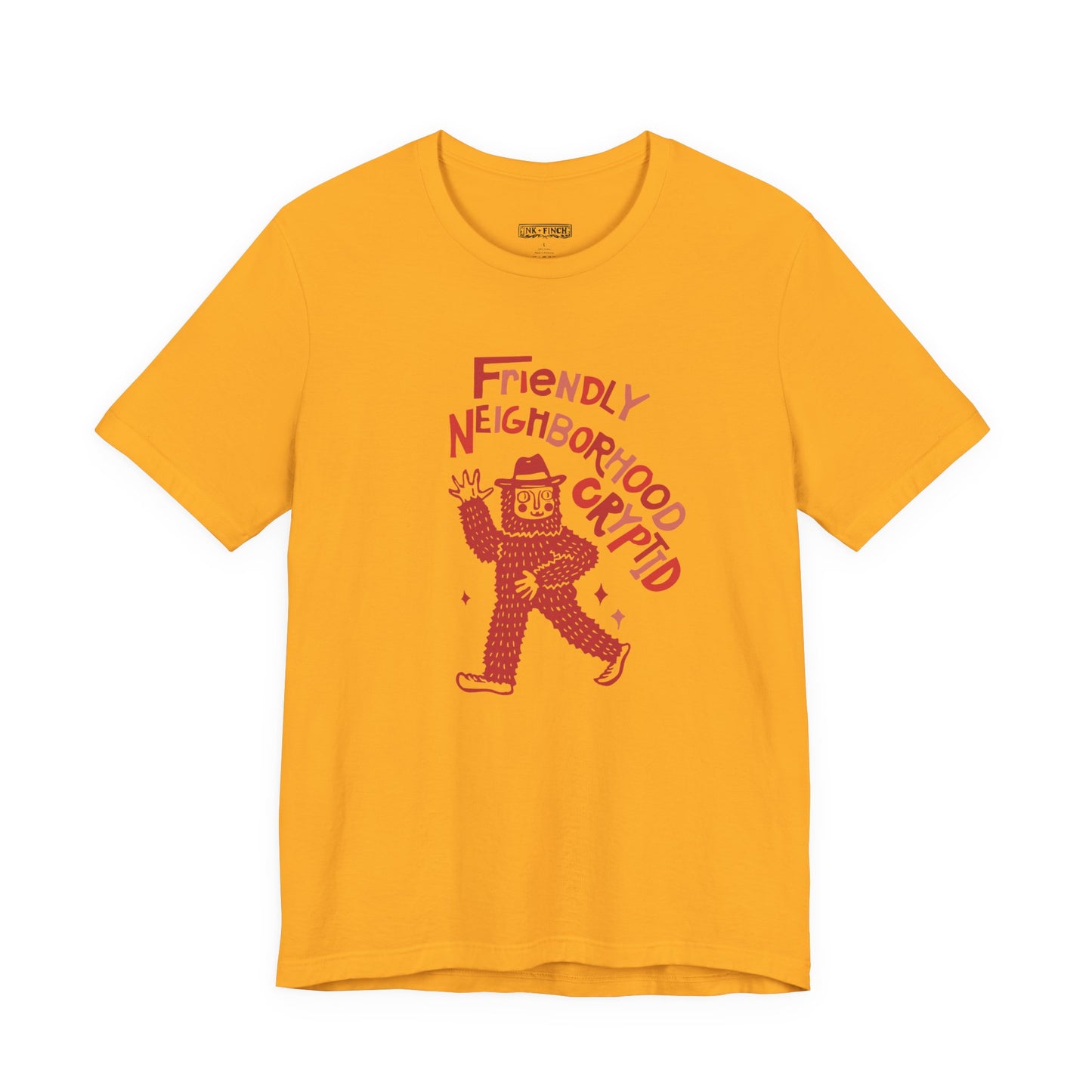 Cryptid T-Shirt - Bigfoot Sasquatch Graphic Tee for Fall Spooky Season