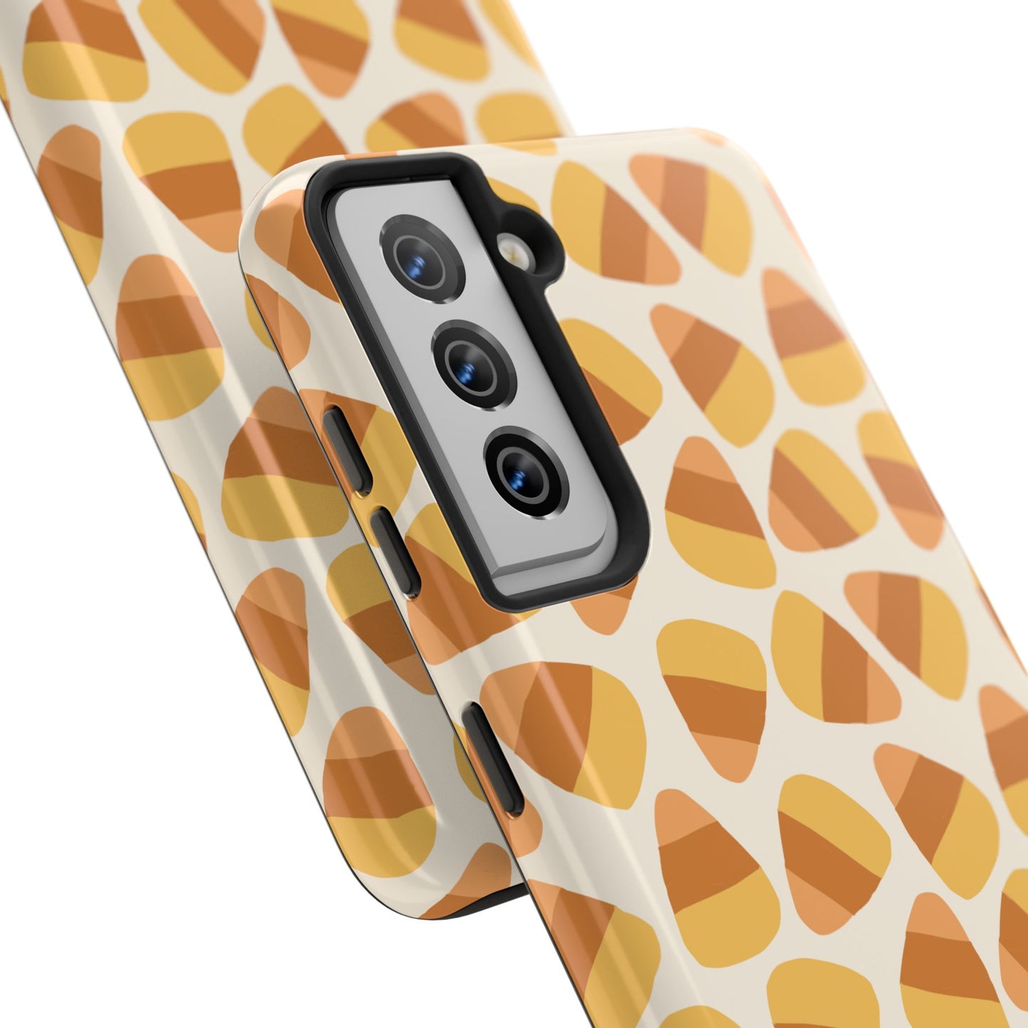 Candy Corn Phone Case | Durable Tough Cases for Halloween, Fall, Unique Gift, Festive Style, Autumn Vibes