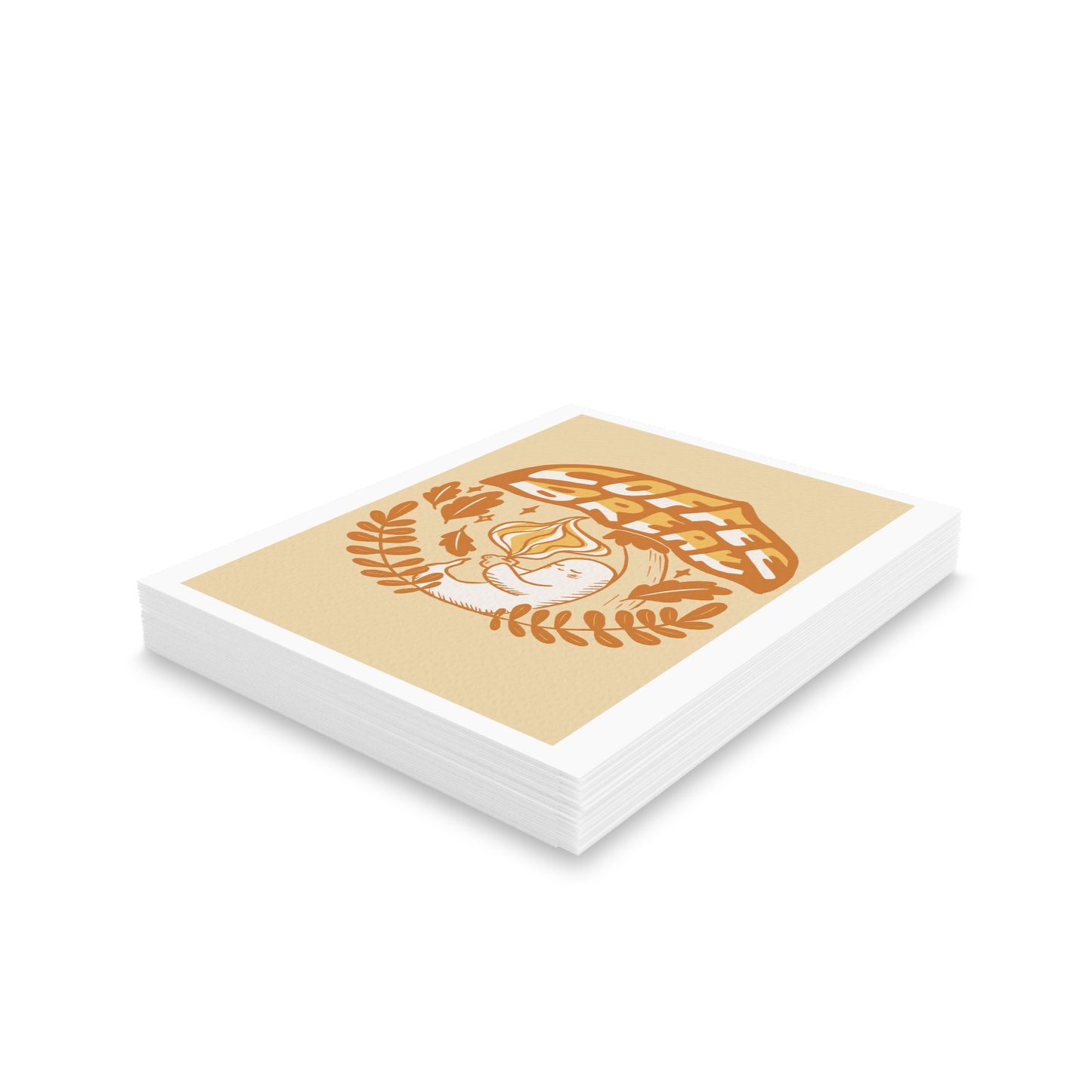 Coffee Break Ghost Greeting Cards - Fun Card Set for Coffee Lovers, Perfect for Birthdays, Thank You Notes, Office Decor, and More!