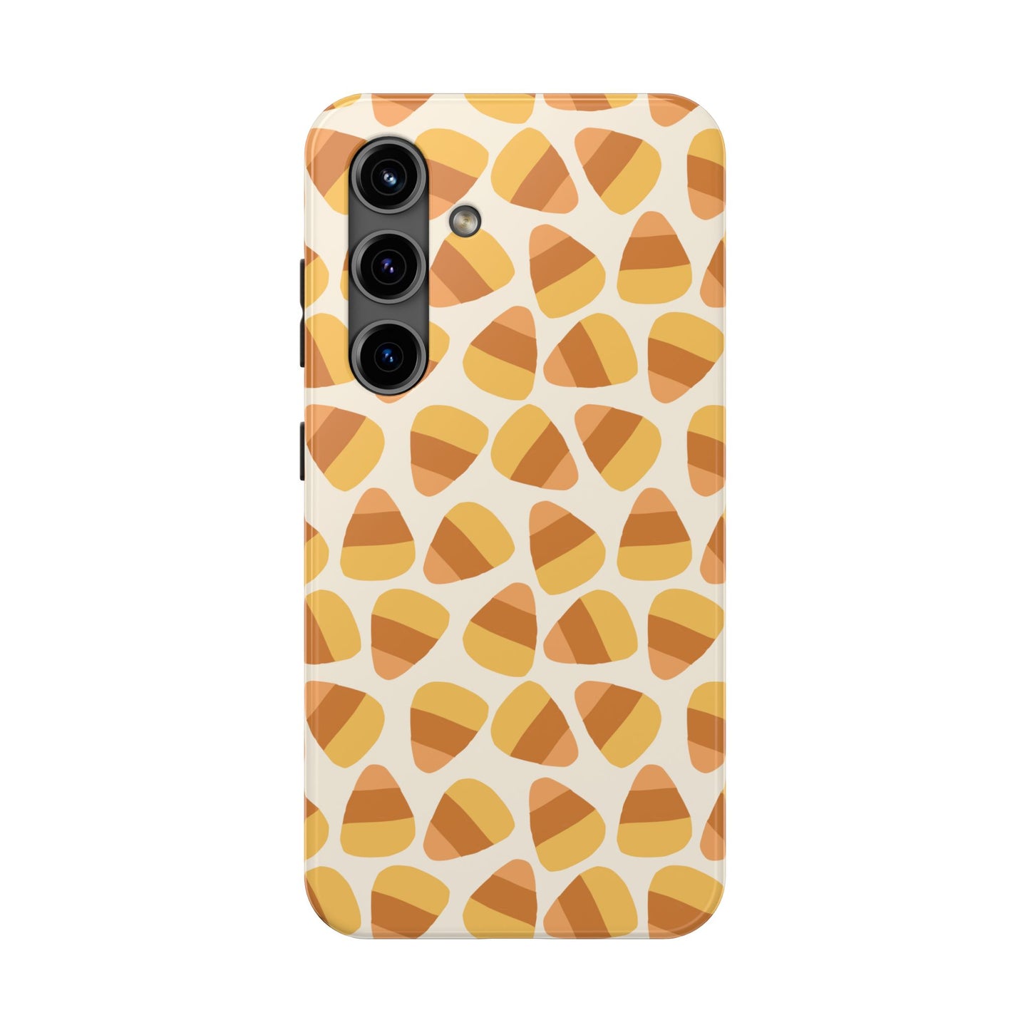 Candy Corn Phone Case | Durable Tough Cases for Halloween, Fall, Unique Gift, Festive Style, Autumn Vibes