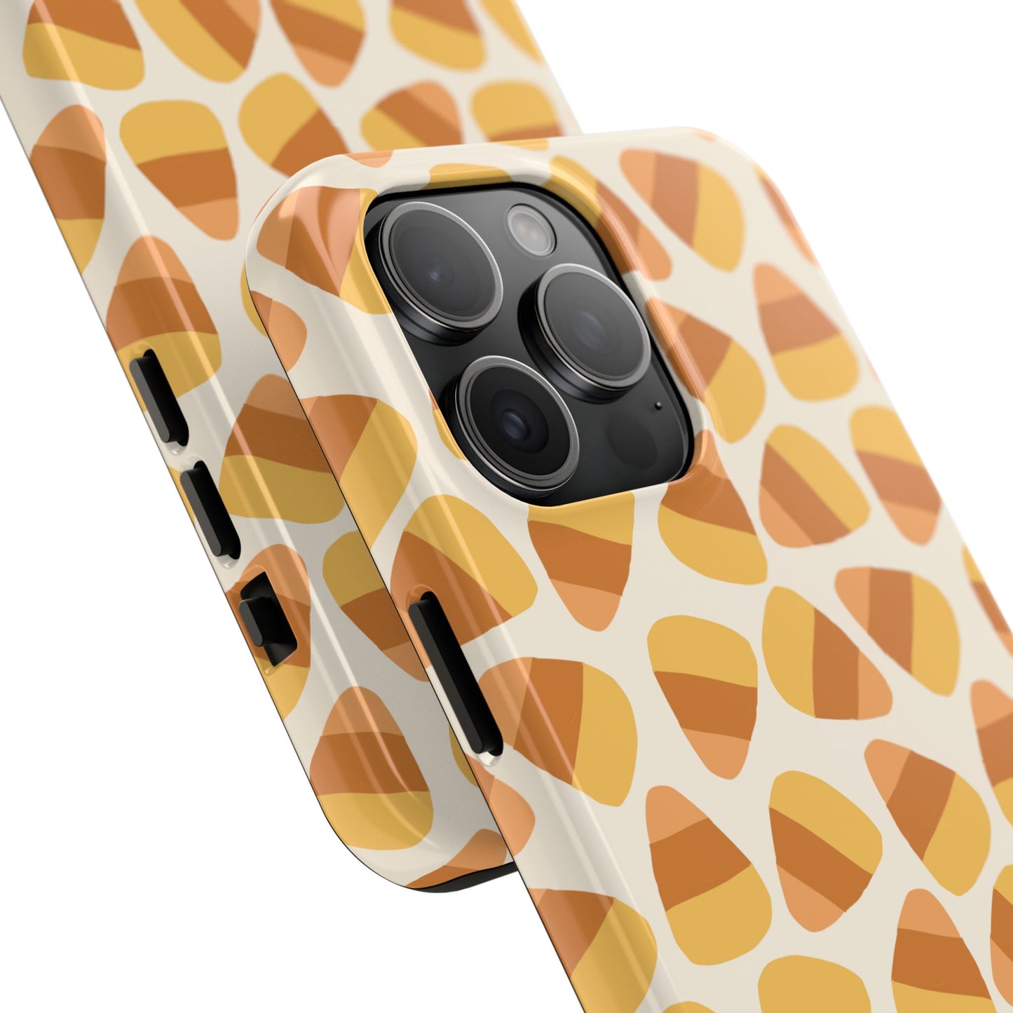 Candy Corn Phone Case | Durable Tough Cases for Halloween, Fall, Unique Gift, Festive Style, Autumn Vibes