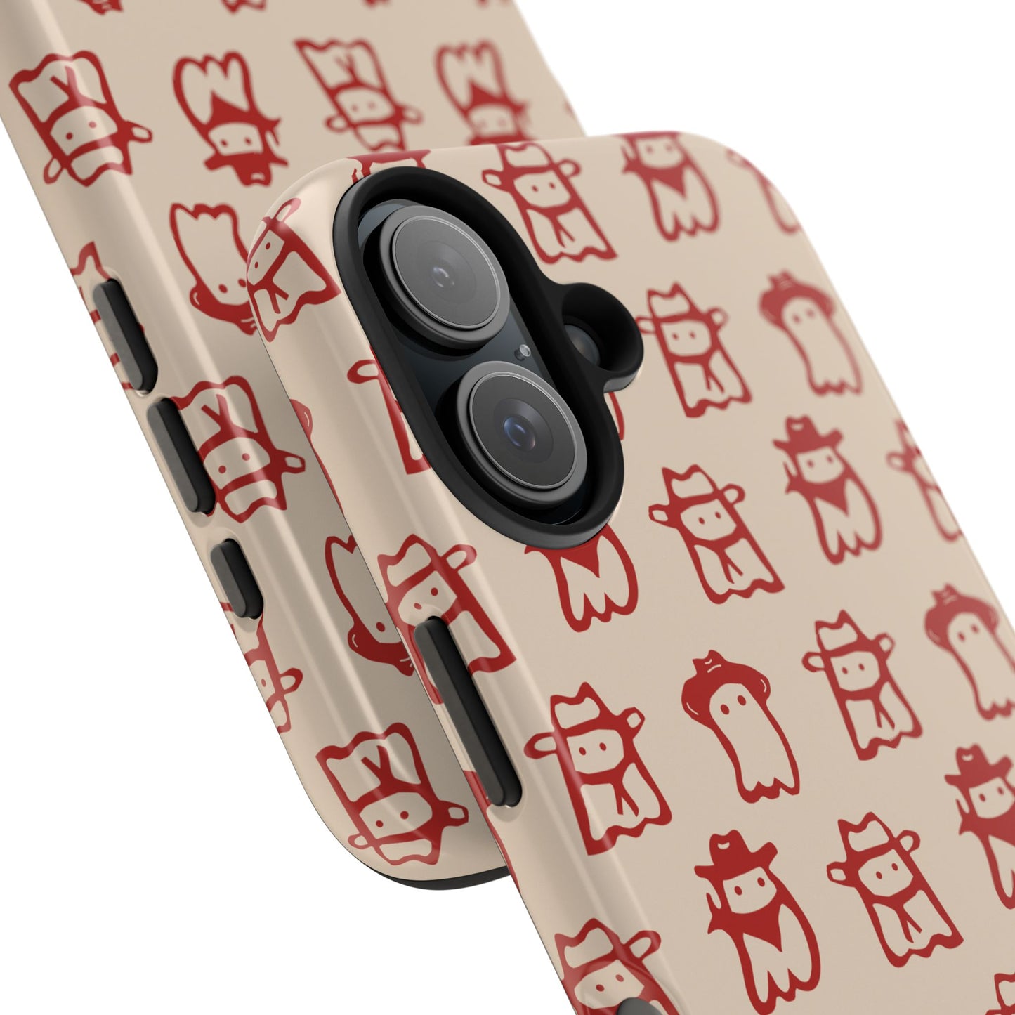 Cute Cartoon Cowboy Ghosts Halloween Western Phone Case - Tough & Stylish Protection
