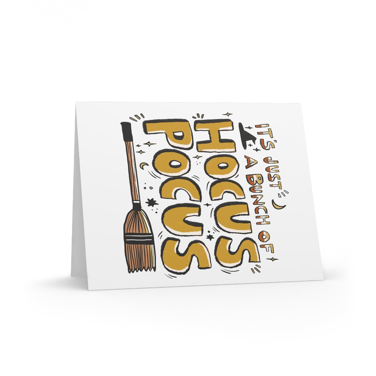 Halloween Greeting Cards Set - Hocus Pocus Designs for Spooky Celebrations, Birthday, Invitations, Witchy Fun, Autumn Decor