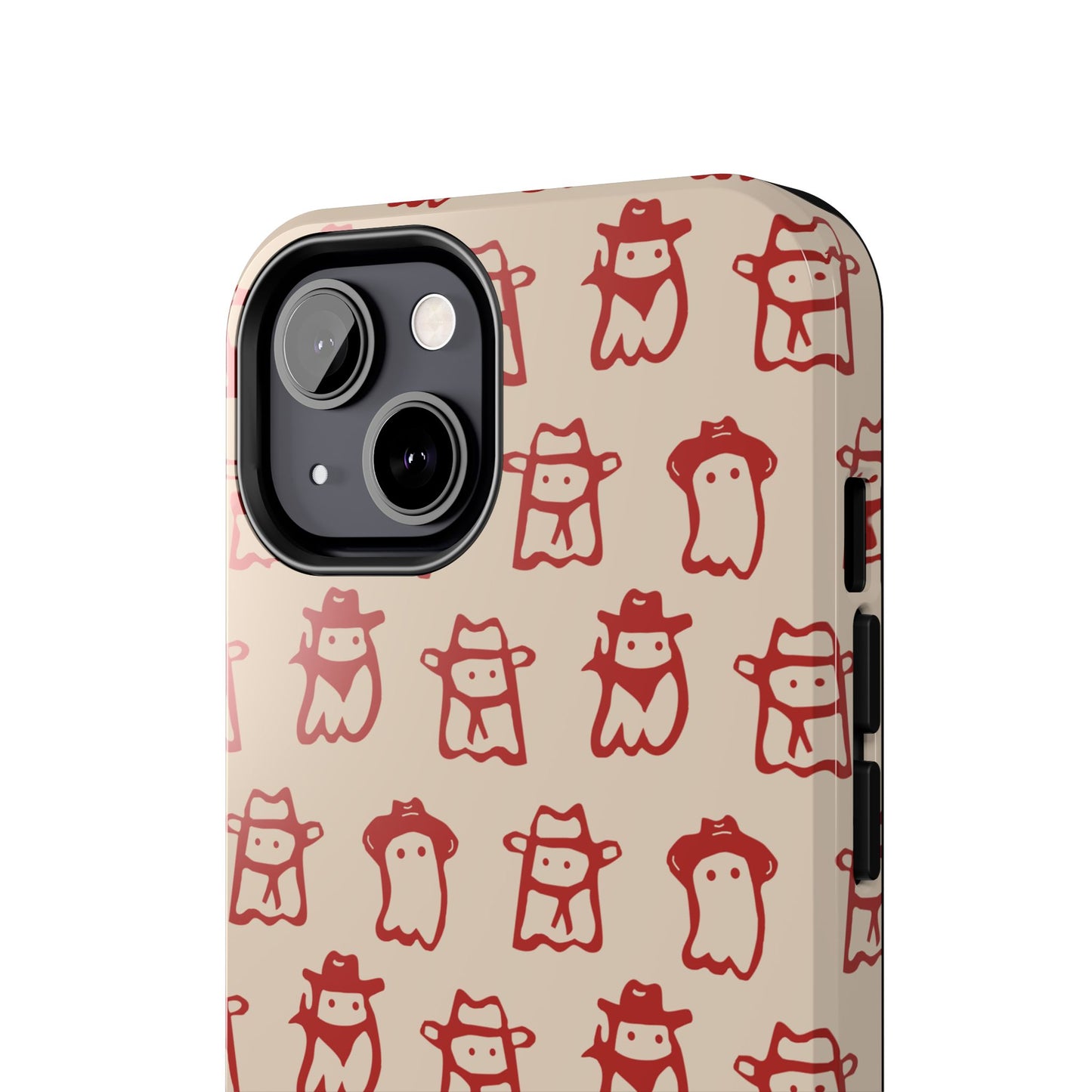 Cute Cartoon Cowboy Ghosts Halloween Western Phone Case - Tough & Stylish Protection