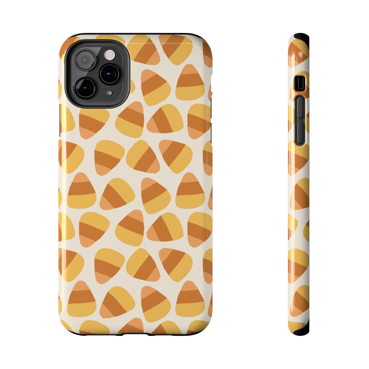 Candy Corn Phone Case | Durable Tough Cases for Halloween, Fall, Unique Gift, Festive Style, Autumn Vibes