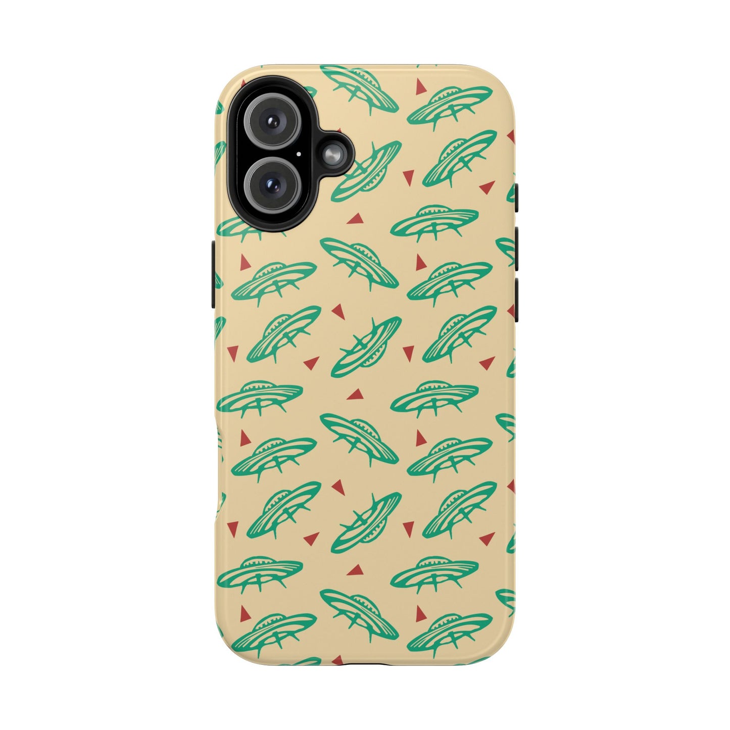 Retro Colored Geometric UFO Tough Phone Case - Desert Western UFO Accessories