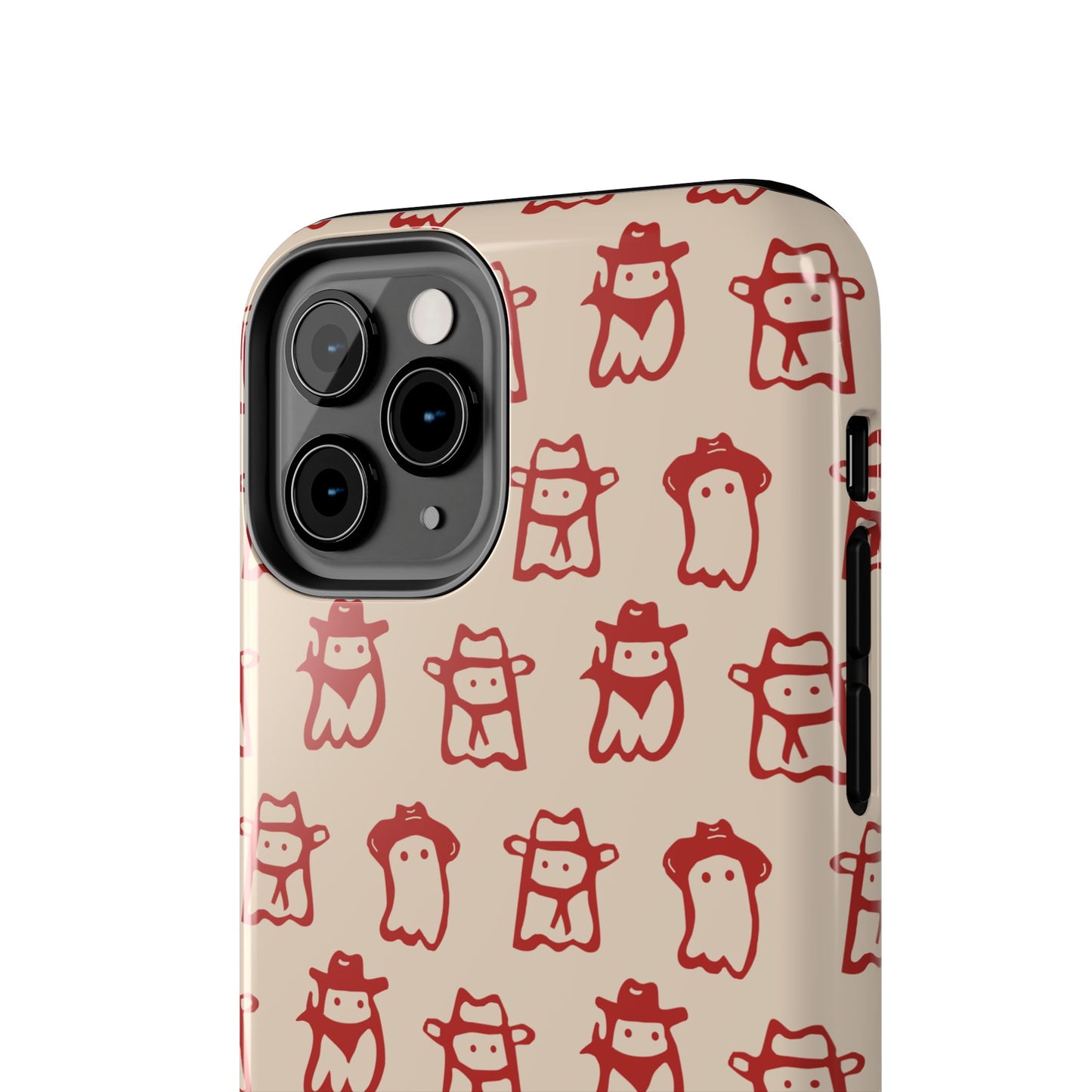 Cute Cartoon Cowboy Ghosts Halloween Western Phone Case - Tough & Stylish Protection