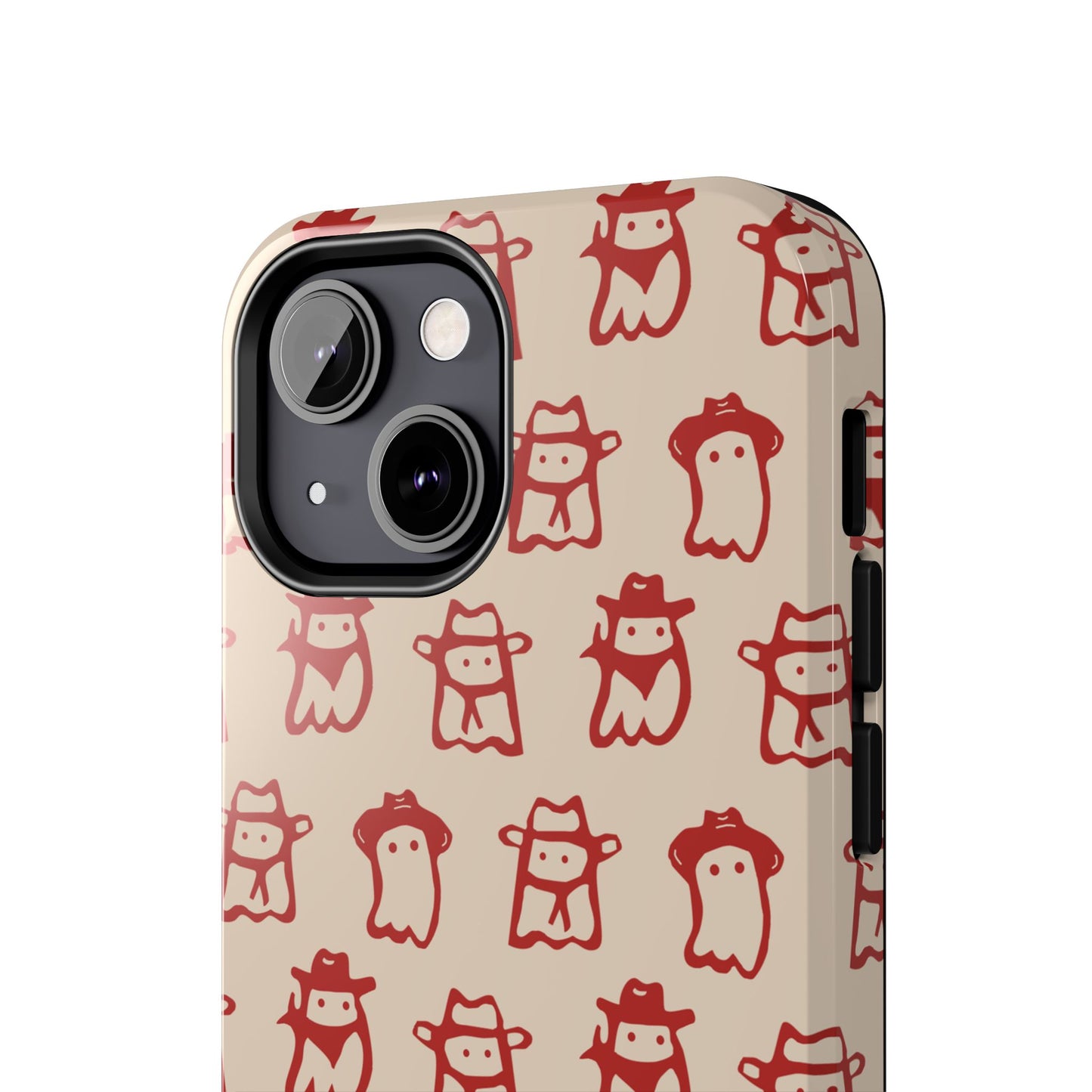 Cute Cartoon Cowboy Ghosts Halloween Western Phone Case - Tough & Stylish Protection