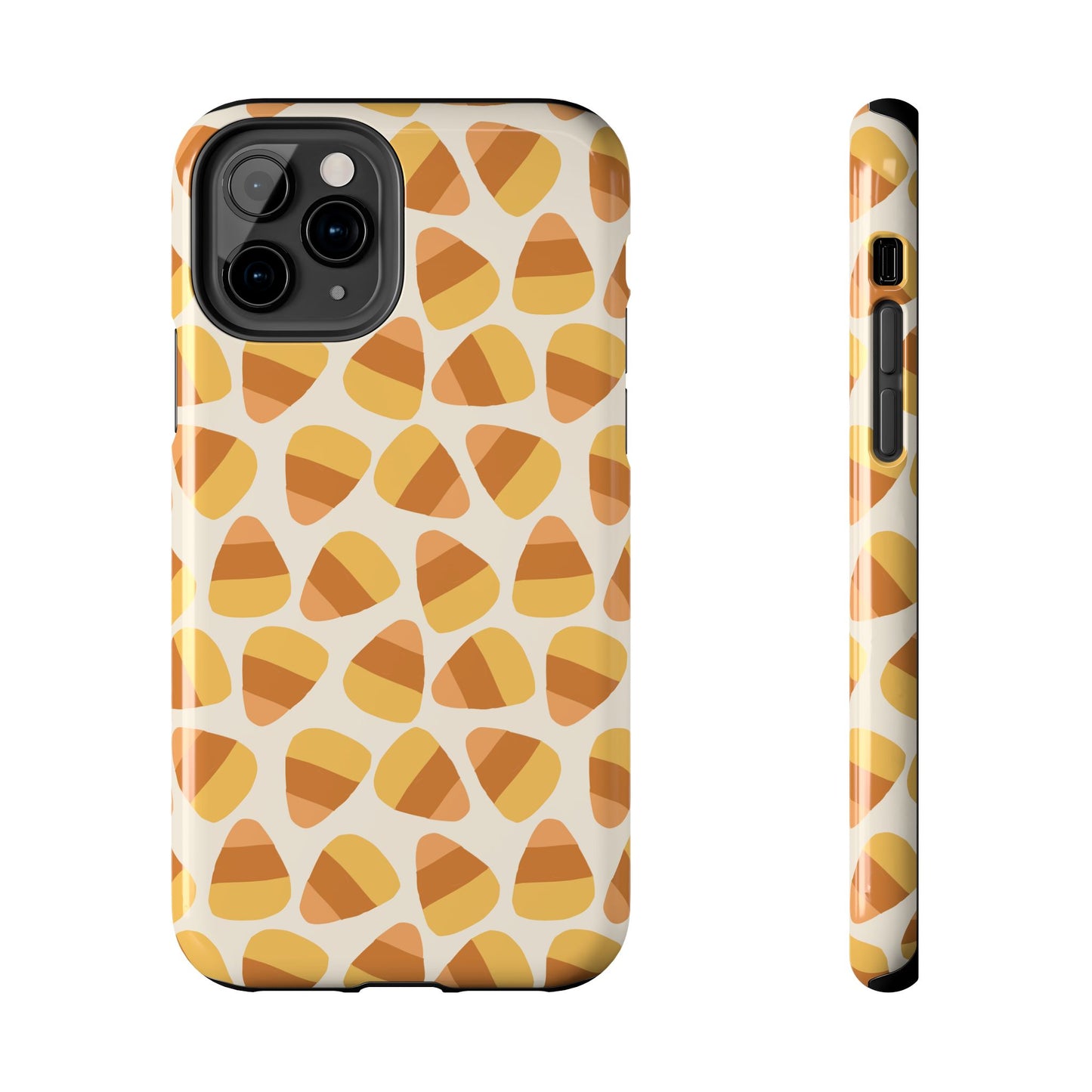 Candy Corn Phone Case | Durable Tough Cases for Halloween, Fall, Unique Gift, Festive Style, Autumn Vibes