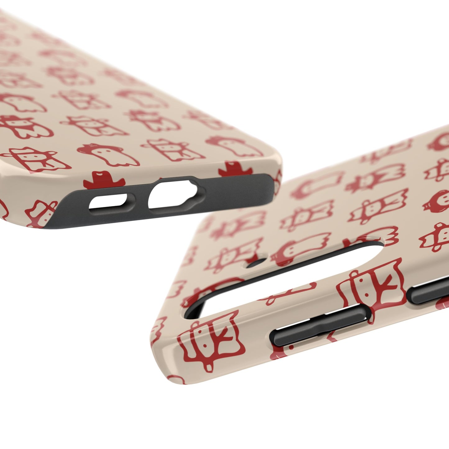 Cute Cartoon Cowboy Ghosts Halloween Western Phone Case - Tough & Stylish Protection