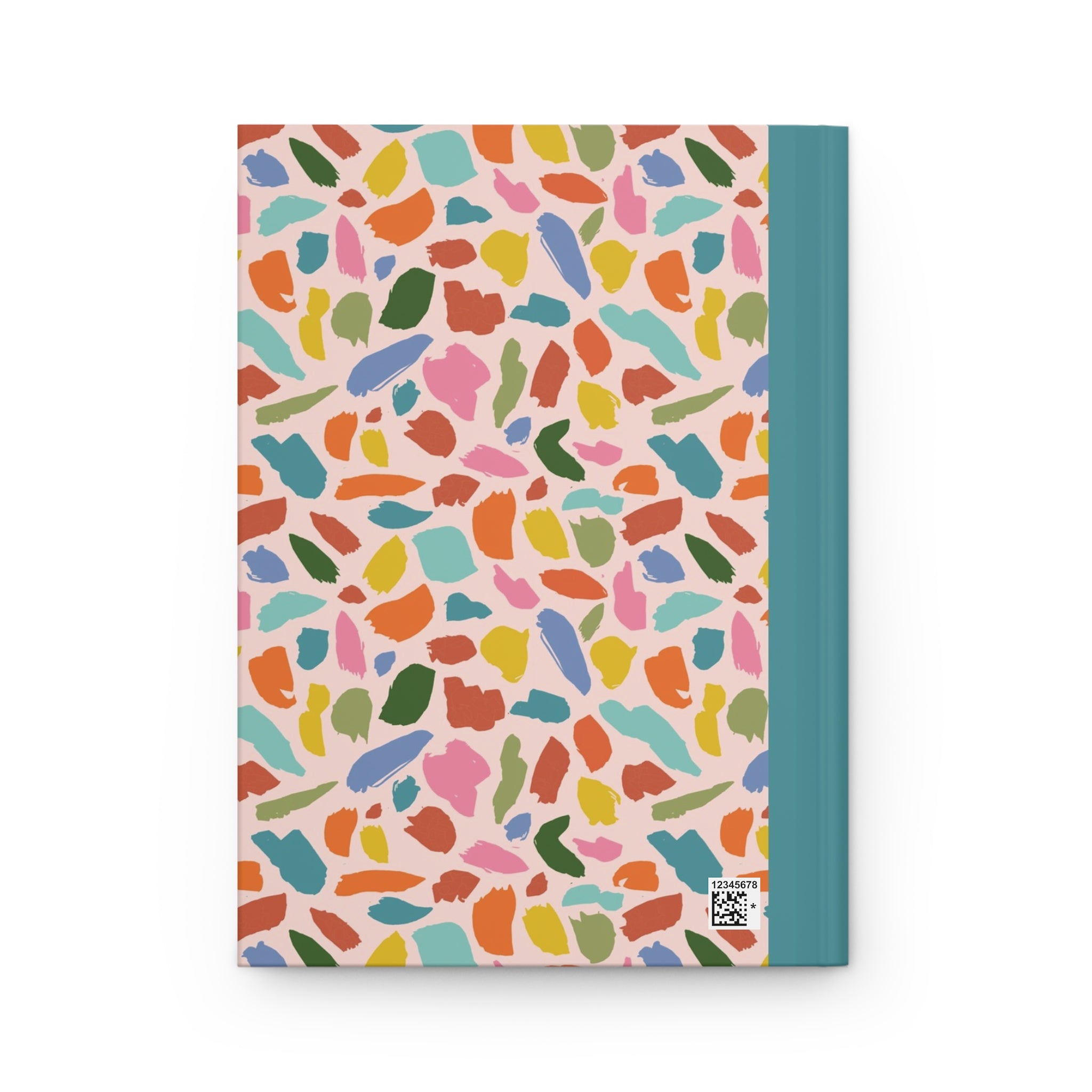 Colorful Confetti Hardcover Journal — 'Notebook' Matte Notebook