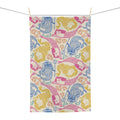 Mermaid Cats Microfiber Tea Towel — Colorful Nautical Kitchen Towel