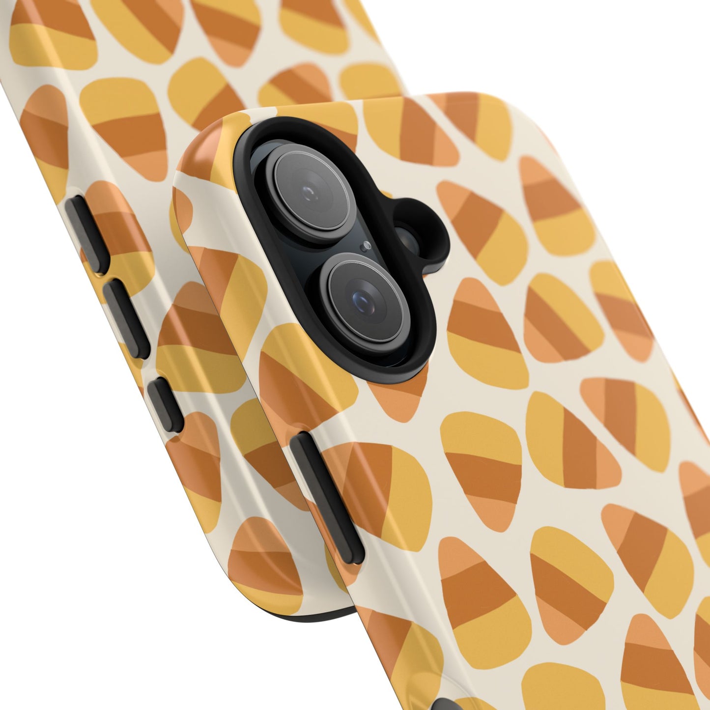 Candy Corn Phone Case | Durable Tough Cases for Halloween, Fall, Unique Gift, Festive Style, Autumn Vibes