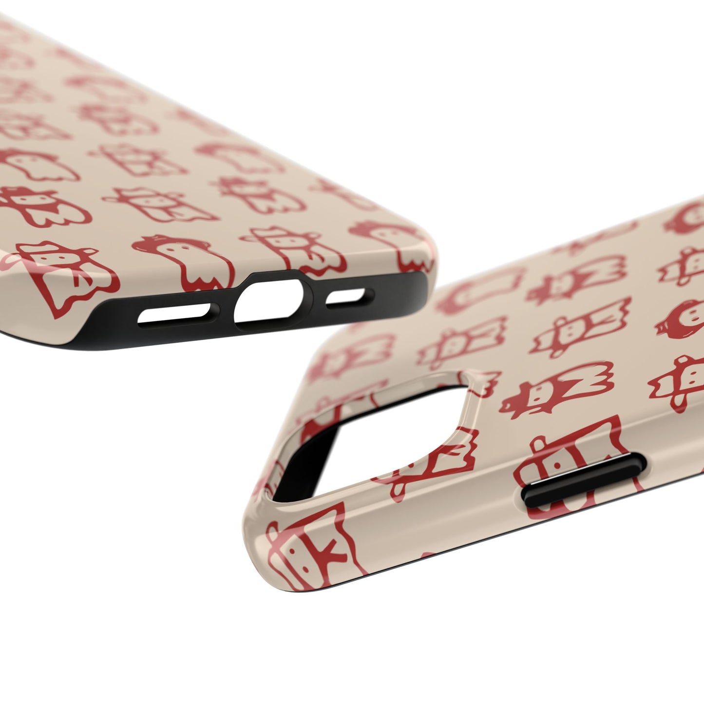 Cute Cartoon Cowboy Ghosts Halloween Western Phone Case - Tough & Stylish Protection