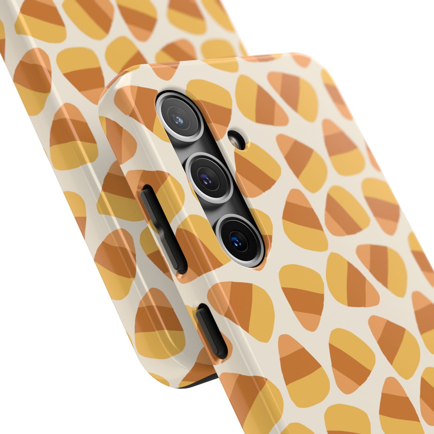 Candy Corn Phone Case | Durable Tough Cases for Halloween, Fall, Unique Gift, Festive Style, Autumn Vibes