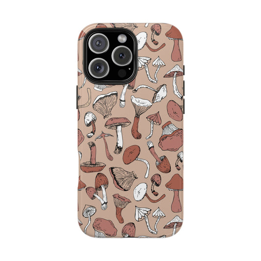 Cottagecore Mushroom Phone Case -Goblincore Cottagecore Aesthetic Tough Phone Case for Summer -Custom Phone Case