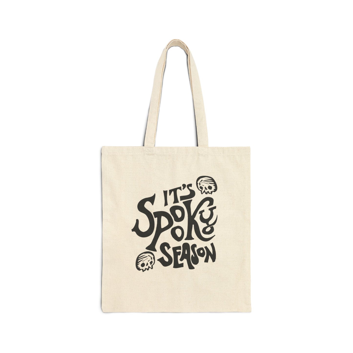 Spooky Season Tote Bag, Halloween Canvas Bag, Reusable Grocery Tote, Cute Gift for Friends, Eco-Friendly Shopping