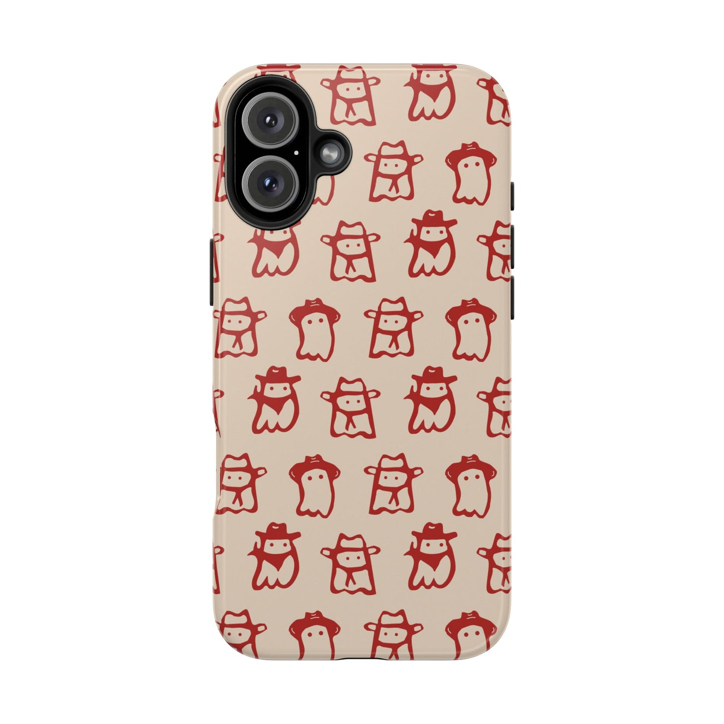 Cute Cartoon Cowboy Ghosts Halloween Western Phone Case - Tough & Stylish Protection